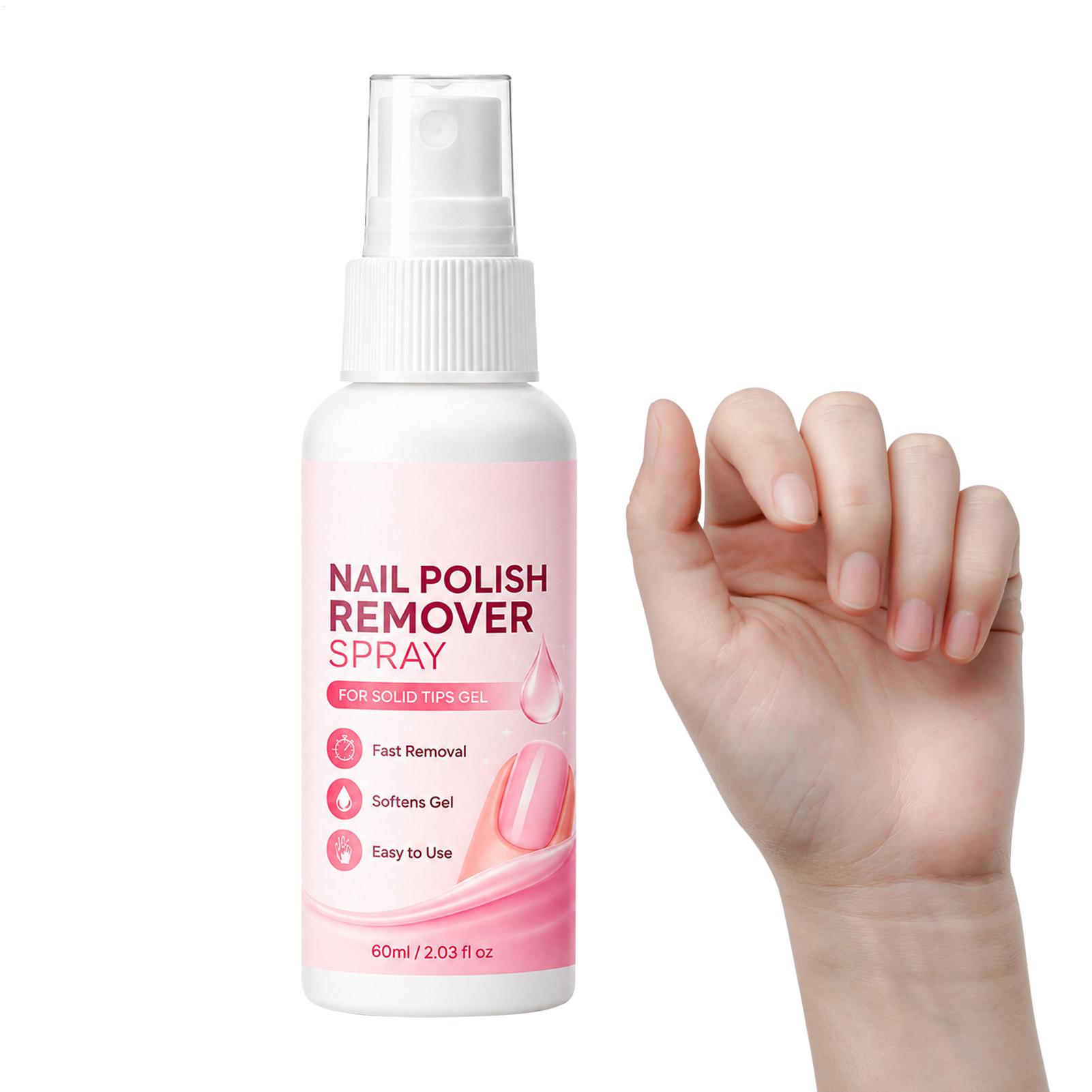 Nail Art Fake Nails - 60ml Nail Remover Spray For Press