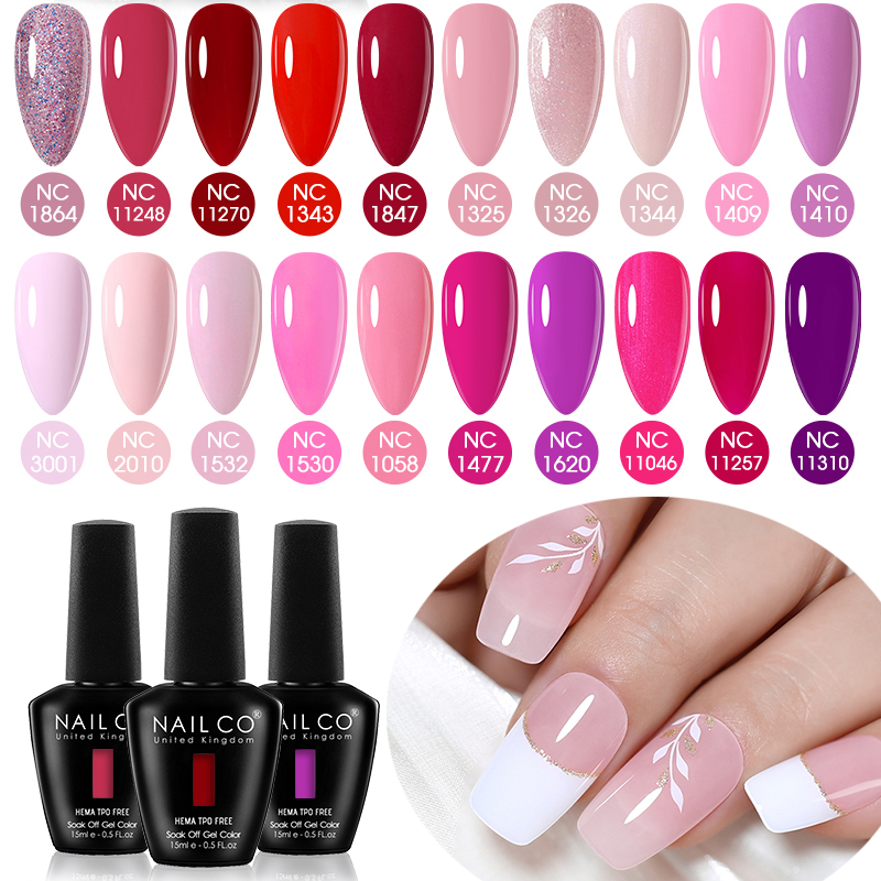 NAILCO 15ml Pink Color Spring  - đánh giá và giá Nail Art Natural Pink