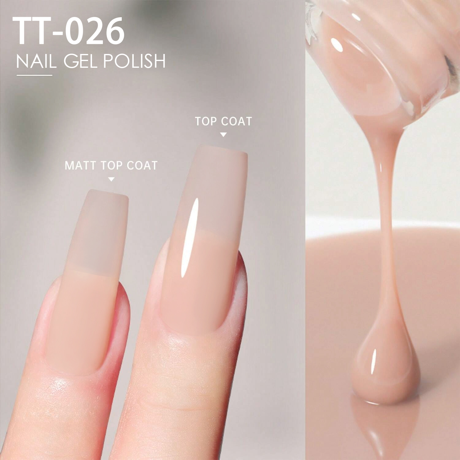 TARTU 8ml Semi Permanent Jelly - đánh giá và giá Nail Art Natural Pink