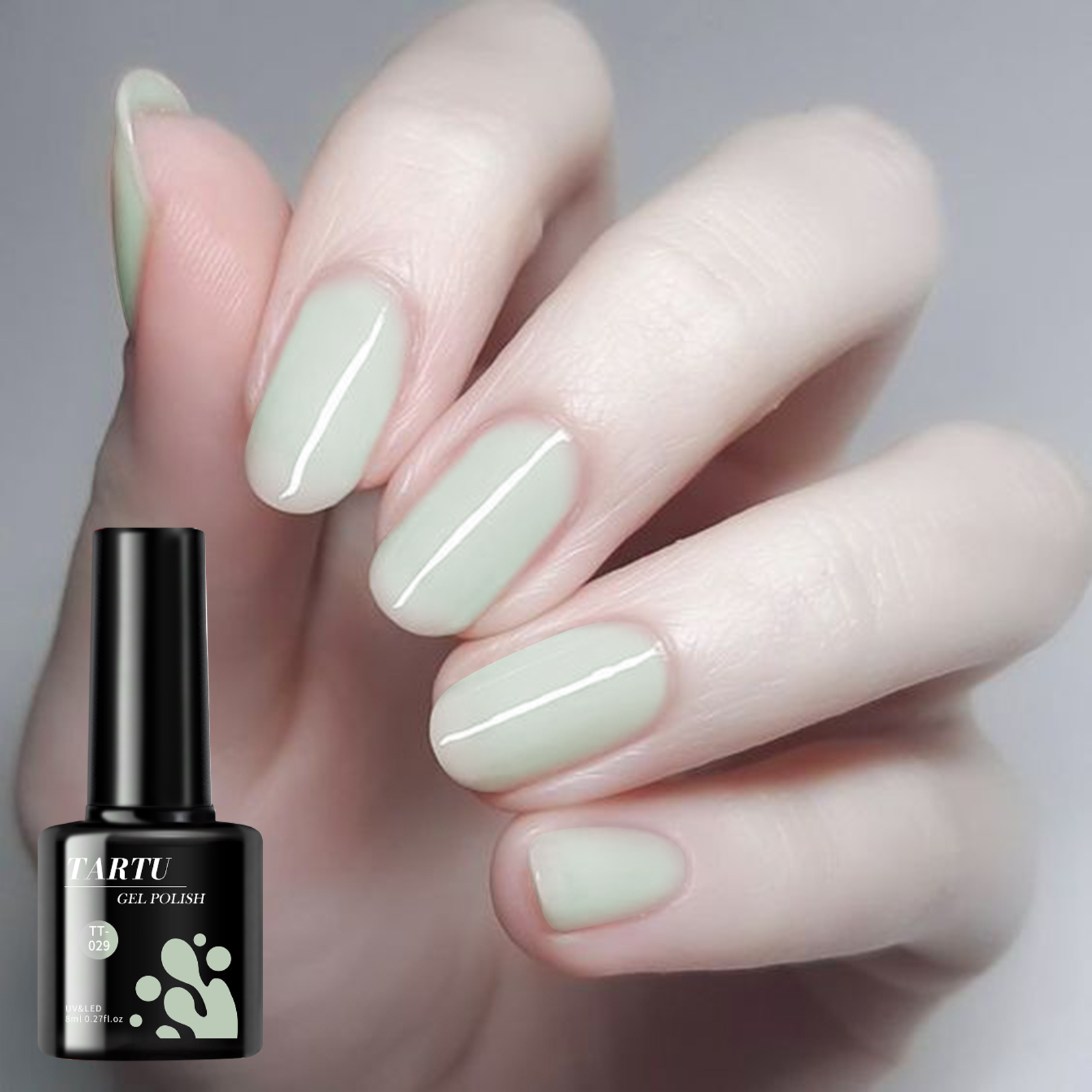 TARTU 8ml Semi Permanent Jelly - đánh giá và giá Nail Art Natural Pink