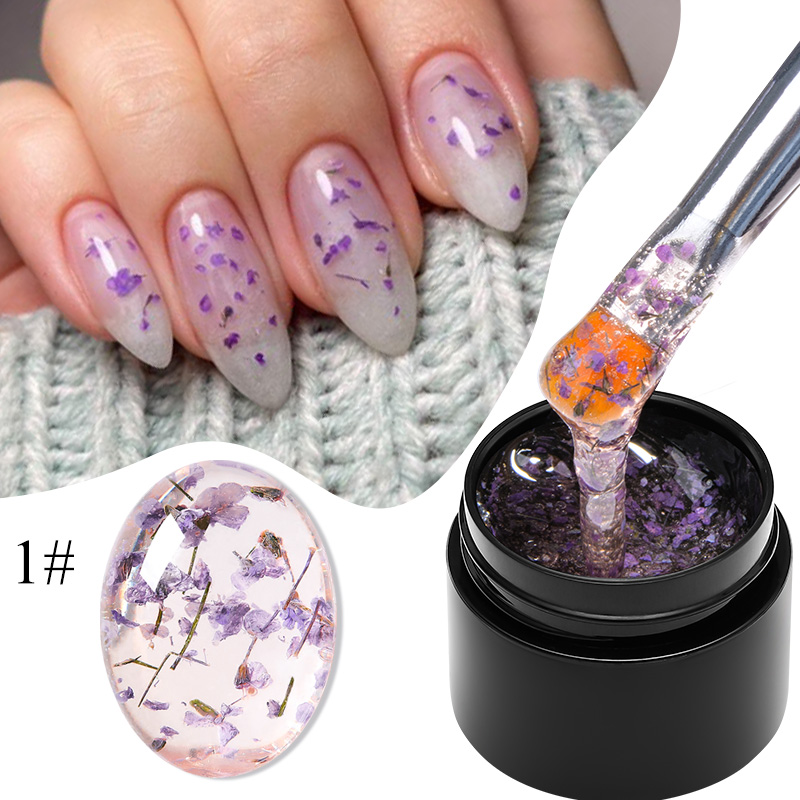 MEET ACROSS 5ml Pink Dried Flo - đánh giá và giá Nail Art Natural Pink