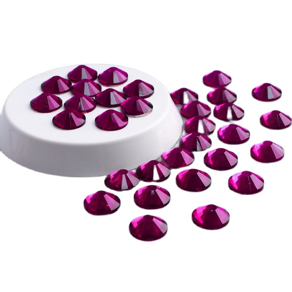 Fuchsia Sáng SS3-SS50 Kính Pha - đánh giá và giá Nail Art Fuchsia