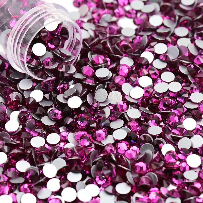 1440PCS SS4-SS40 Purple Red Fu - đánh giá và giá Nail Art Fuchsia