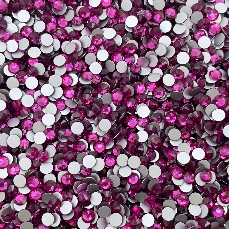 1440PCS SS4-SS40 Purple Red Fu - đánh giá và giá Nail Art Fuchsia