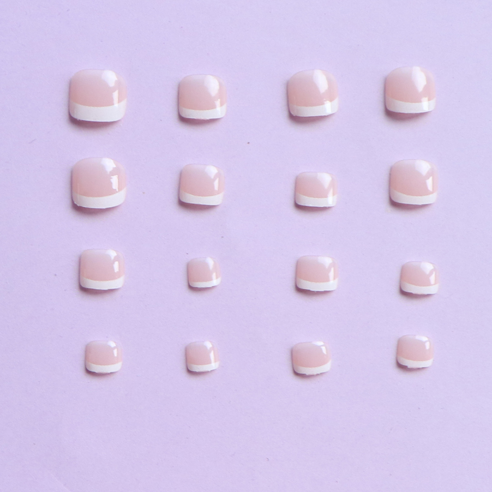 24PCS Short Square Pink Toe Na - đánh giá và giá Nail Art Fake Nails