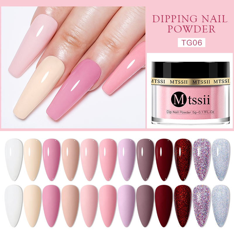 Mtssii 5g/10g Nude Pink Dippin - đánh giá và giá Nail Art Natural Pink