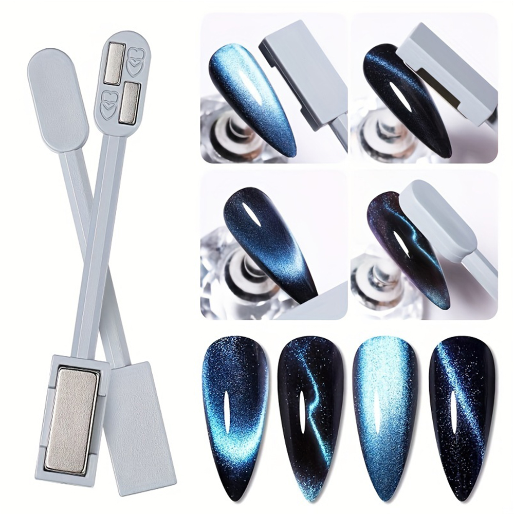 1/2Pcs Cat Eye Magnet Set for  - đánh giá và giá Nail Art Full Color