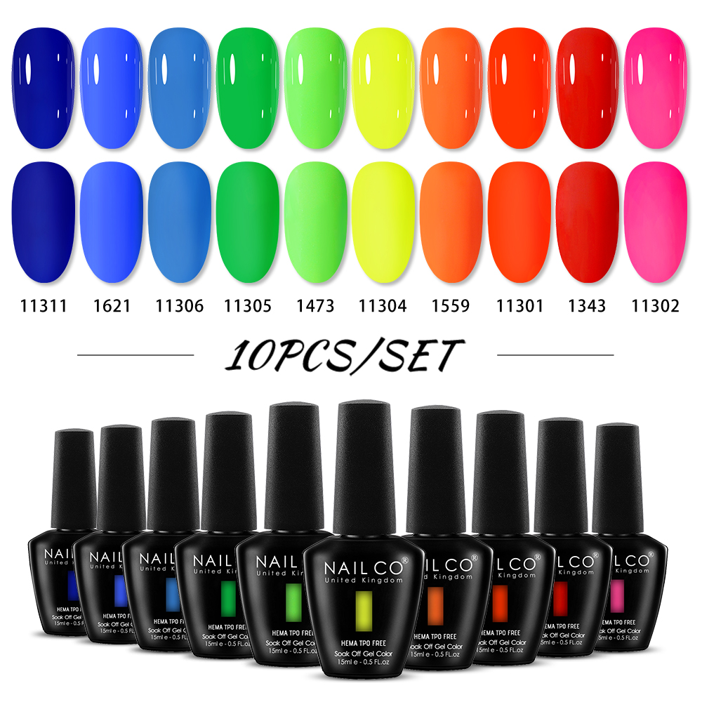 NAILCO 15ml 10pcs/Set HEMA TPO - đánh giá và giá Nail Art Natural Pink