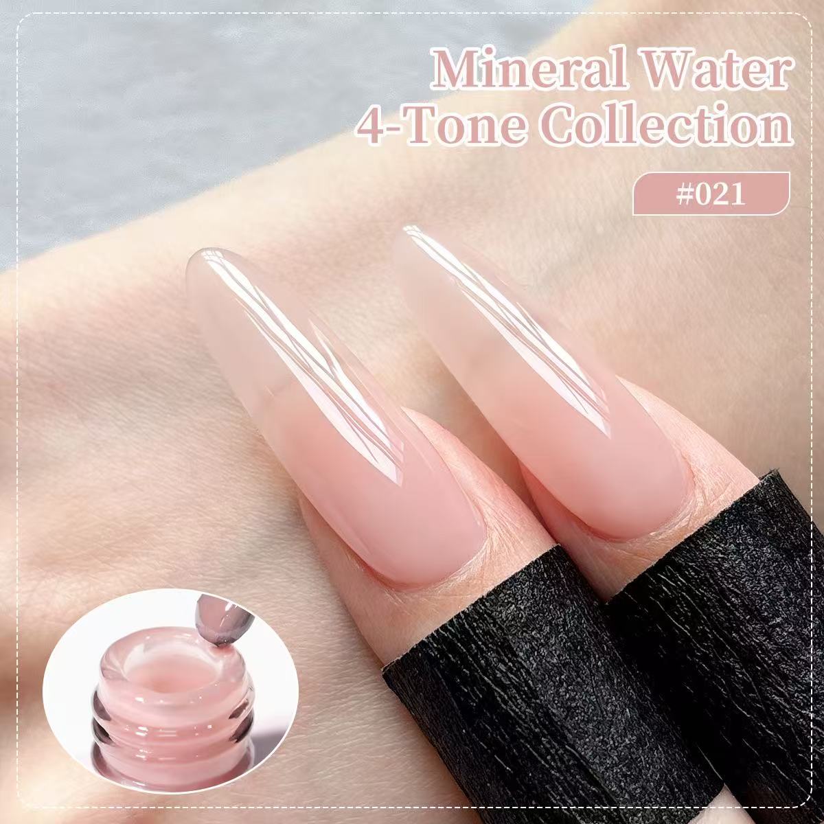XEIJAYI 4 Colors Jelly Gel Nai - đánh giá và giá Nail Art Natural Pink