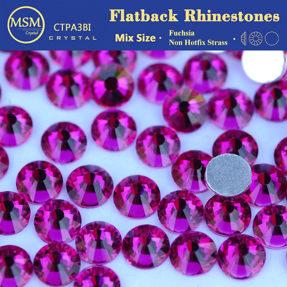 New Fuchsia Non Hotfix Rhinest - đánh giá và giá Nail Art Fuchsia