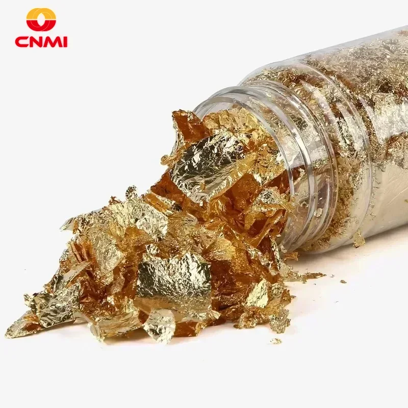 3g Gold Leaf Flakes Epoxy Resi - đánh giá và giá Nail Art Gold