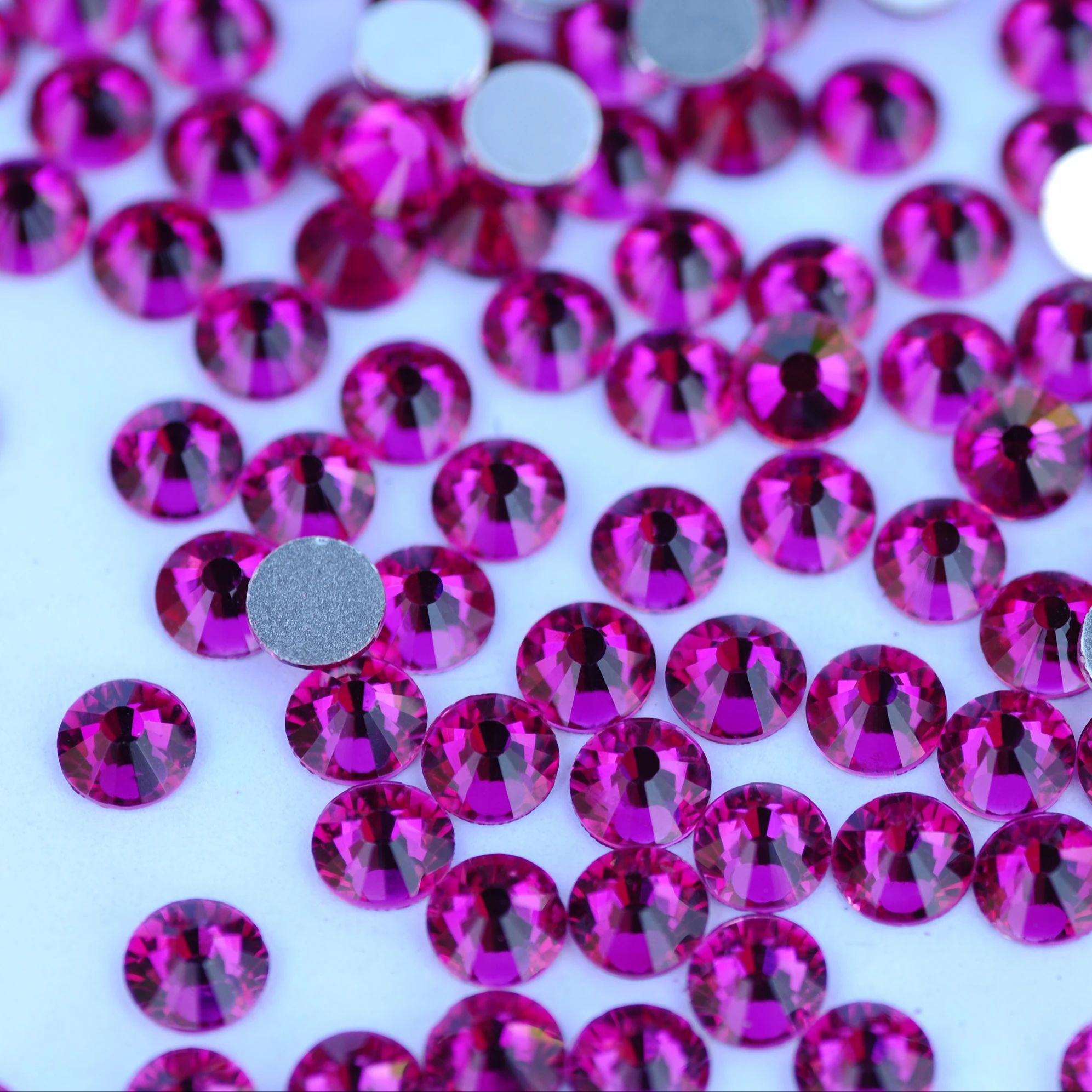5A Fuchsia Purple Glitter Stra - đánh giá và giá Nail Art Fuchsia