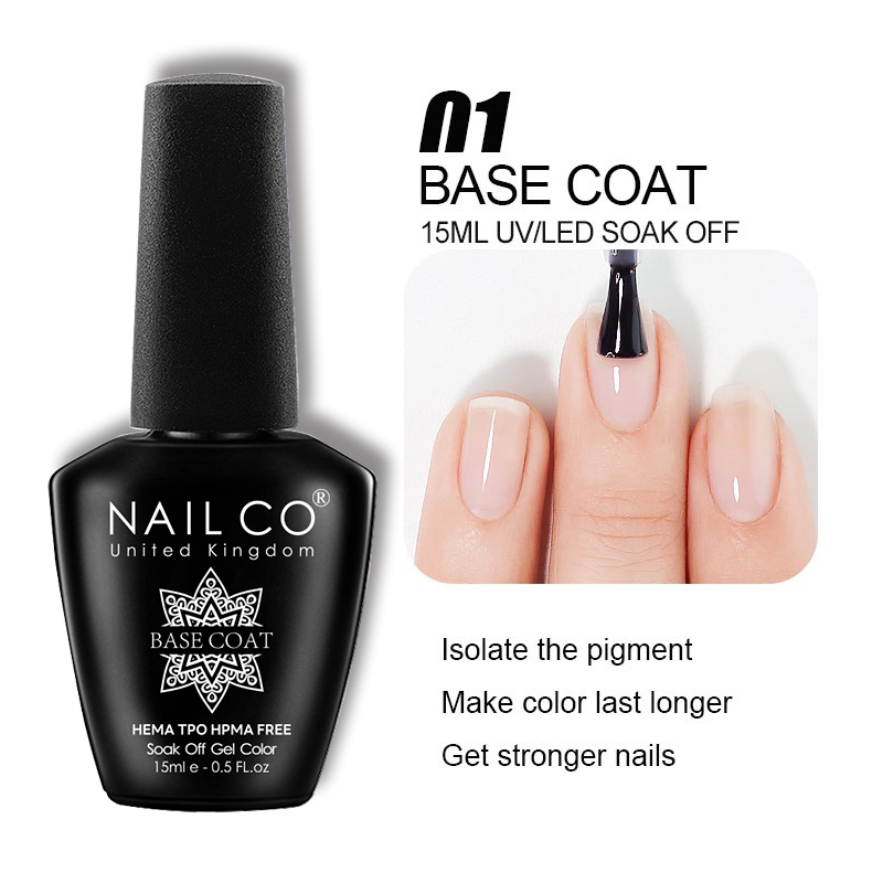 NAILCO 15ml Transparent Red Co - đánh giá và giá Nail Art Natural Pink