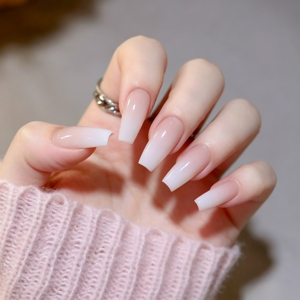 24pcs/Box Long Coffin False Na - đánh giá và giá Nail Art Full Color