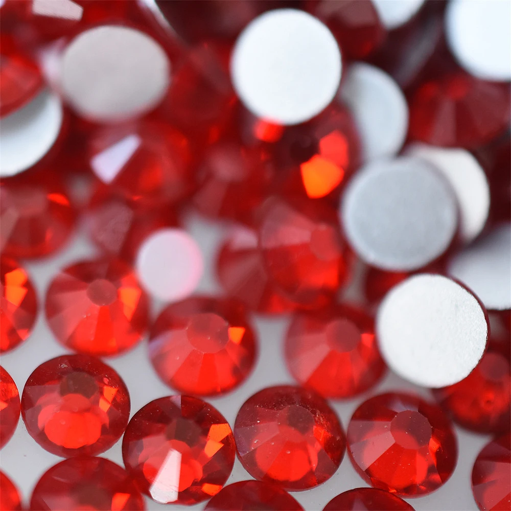 SS6-40 Red Series Glass Crysta - đánh giá và giá Nail Art Fuchsia