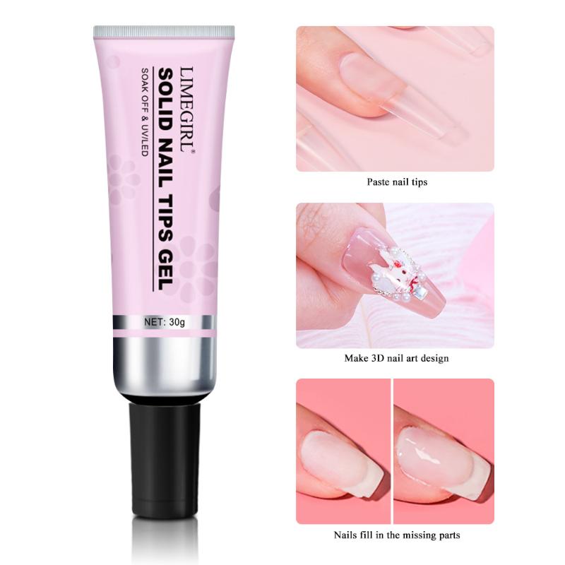 30g Soft Transparent Nail Tips - đánh giá và giá Nail Art Fake Nails