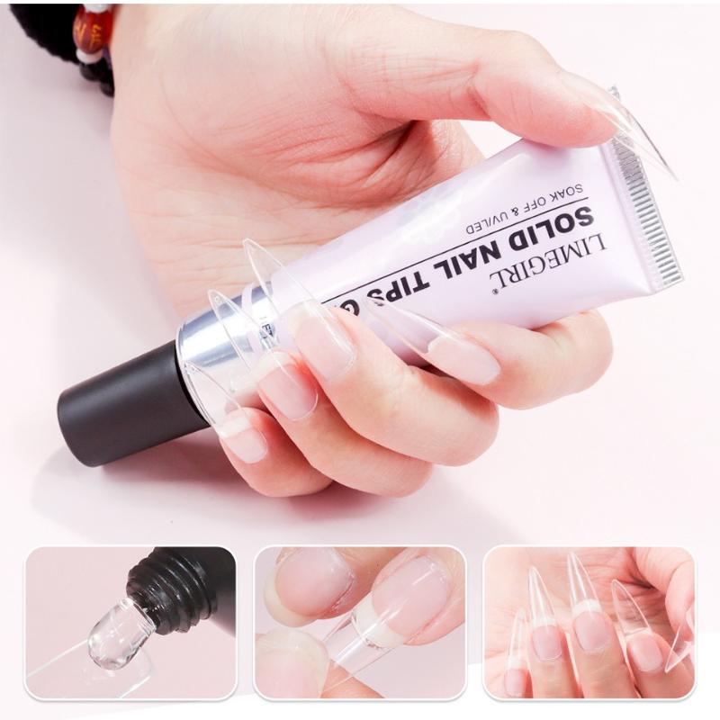 30g Soft Transparent Nail Tips - đánh giá và giá Nail Art Fake Nails