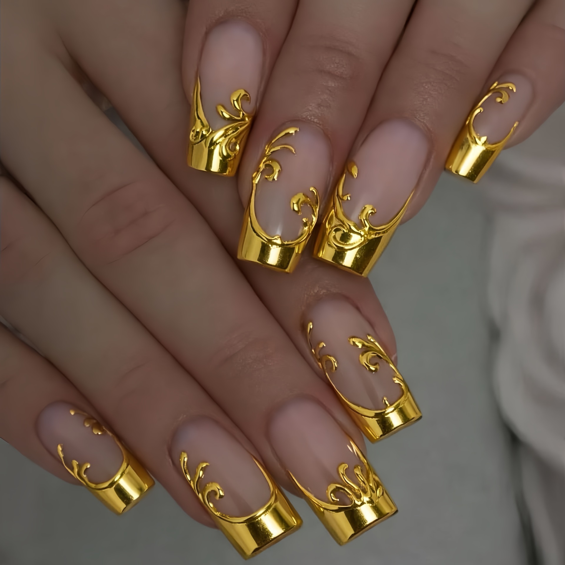 Medium Long Fake Nails for Wom - đánh giá và giá Nail Art Fake Nails