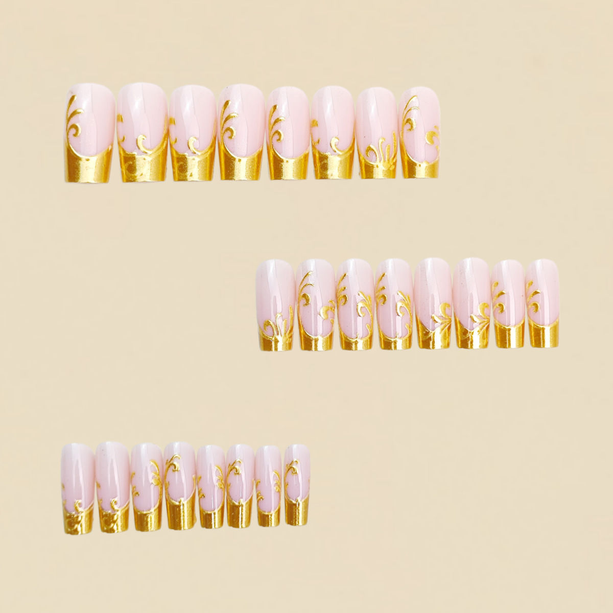 Medium Long Fake Nails for Wom - đánh giá và giá Nail Art Fake Nails