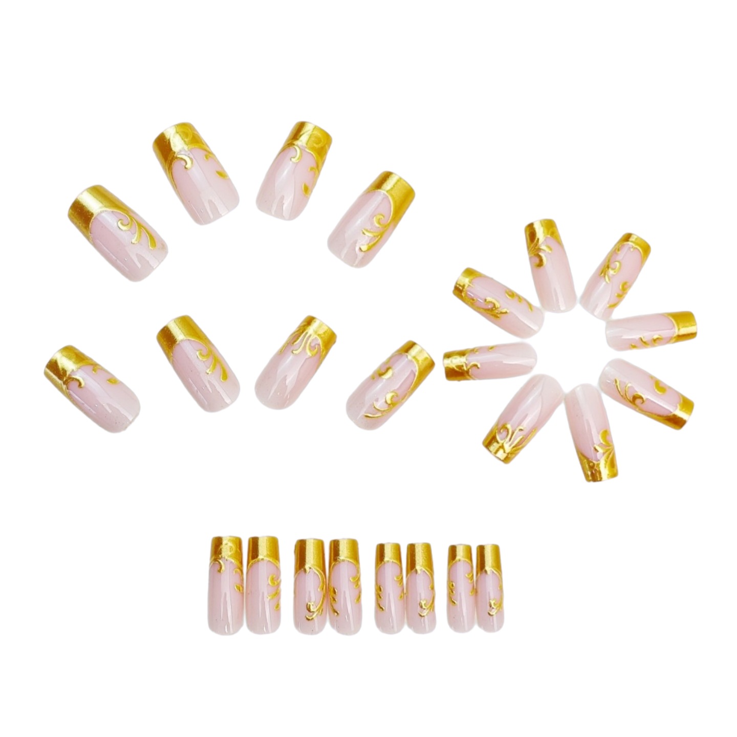 Medium Long Fake Nails for Wom - đánh giá và giá Nail Art Fake Nails